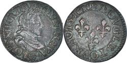 World Coins - Coin, France, Louis XIII, Double tournois, buste enfantin, Double Tournois