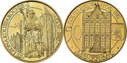 World Coins - Belgium, Token, 50 Leeuwenaar - Zoutleeuw, 1980, Brass plated steel,