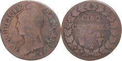 World Coins - Coin, France, Dupré, 5 Centimes, AN 8/6 ?, Lille, , Copper