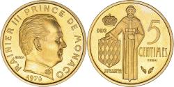 World Coins - Coin, Monaco, 5 Centimes, 1976, , Copper-Aluminum-Nickel, KM:E69