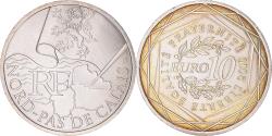 World Coins - France, 10 Euro, Nord-Pas de Calais, 2010, Paris, , Silver, Gadoury:EU399