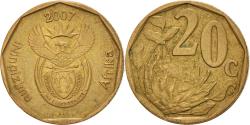 World Coins - Coin, South Africa, 20 Cents, 2007