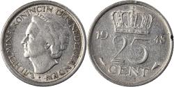 World Coins - Coin, Netherlands, 25 Cents, 1948