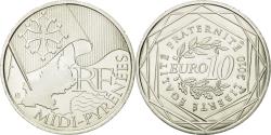 World Coins - France, 10 Euro, Midi-Pyrénées, 2010, , Silver, KM:1663
