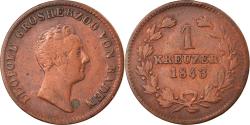 World Coins - Coin, German States, BADEN, Leopold I, Kreuzer, 1843, , Copper, KM:203