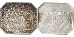 World Coins - France, Timbre, British Guiana, Silver,