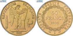 World Coins - France, 50 Francs, Génie, 1900, Paris, Gold, NGC, , Gadoury:1113