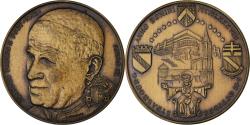World Coins - France, Medal, Visite de Jean-Paul II à Strasbourg, Religions & beliefs, 1988