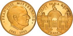 World Coins - France, Medal, François Mitterrand, Président de la République, Politics