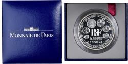 World Coins - France, 6.55957 Francs, Europa, 1999, Monnaie de Paris, Proof, Silver