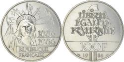 World Coins - Coin, France, Statue de la Liberté, 100 Francs, 1986, , Silver, KM:960a