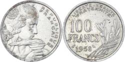 World Coins - Coin, France, Cochet, 100 Francs, 1958, Paris, Chouette, , Cupronickel