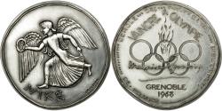 World Coins - France, Medal, Jeux Olympiques Grenoble, 1968, Coeffin, , Silvered bronze