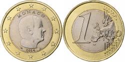 World Coins - Monaco, Albert II, Euro, 2014, Monnaie de Paris, Bi-Metallic,