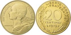 World Coins - France, 20 Centimes, Marianne, 1979, Monnaie de Paris, série FDC