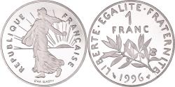 World Coins - Coin, France, Semeuse, Franc, 1996, Paris, BE, , Nickel, KM:925.2