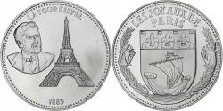 World Coins - France, Medal, Les Joyaux de Paris, La Tour Eiffel, Silver,