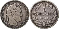 World Coins - Coin, France, Louis-Philippe, 5 Francs, 1834, Lyon, , Silver, KM:749.4