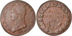 World Coins - Coin, France, Dupré, 5 Centimes, AN 8, Metz, , Bronze, KM:640.2