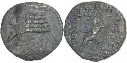 Ancient Coins - Phraates IV, Tetradrachm, ca. 27 BC, Seleucia-on-Tigris, Billon,