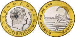 World Coins - France, Corsica, 2 Euro, Fantasy euro patterns, Essai-Trial, Proof, 2004