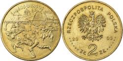 World Coins - Poland, 2 Zlote, 2003, Warsaw, Brass, , KM:451