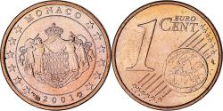 World Coins - Monaco, Rainier III, Euro Cent, 2001, Paris, , Copper Plated Steel