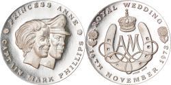 World Coins - Switzerland, Medal, Princess Anne-Captain Mark Phillips, Royal Wedding, 1973