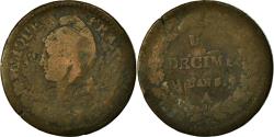 World Coins - Coin, France, Dupré, Decime, AN 5, Paris, Surfrappe du Décime,