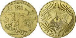 World Coins - France, Token, 50ème Anniversaire du Débarquement, Jour J, WAR, 1994