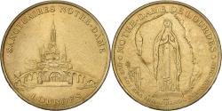 World Coins - France, Token, Sanctuaire de Notre dame de Lourdes, Copper-nickel Aluminium