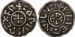 World Coins - France, Charles II le Chauve, Denier, ca. 840-864, Melle, Silver,