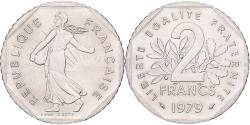 World Coins - France, 2 Francs, 1979, Paris, Semeuse, Nickel,
