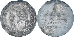 World Coins - France, Token, Napoléon III, Bar Restaurant "Chez Guy", Meudon-Val-Fleuri