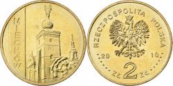 World Coins - Poland, 2 Zlote, 2010, Warsaw, Brass, , KM:760