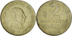 World Coins - Uruguay, 2 Pesos Uruguayos, 1998