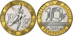 World Coins - France, 10 Francs, Génie, 1995, Paris, BU, Aluminum-Bronze,
