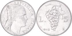 World Coins - Coin, Italy, 5 Lire, 1948