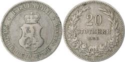 World Coins - Bulgaria, 20 Stotinki, 1906, Copper-nickel, , KM:26