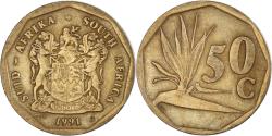 World Coins - Coin, South Africa, 50 Cents, 1991