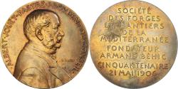 World Coins - France, Medal, Albert Jouët-Pastré, Société des Forges et Chantiers de la