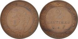 World Coins - Coin, France, Cérès, 2 Centimes, 1892, Paris, , Bronze, KM:827.1