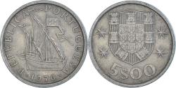 World Coins - Coin, Portugal, 5 Escudos, 1976