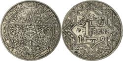World Coins - Coin, Morocco, Yusuf, Franc, 1921, bi-Bariz, Paris, , Nickel, KM:36.1
