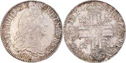 World Coins - Coin, France, Louis XIV, 1/2 Écu aux 8 L, 1/2 Ecu, 1691, Paris,