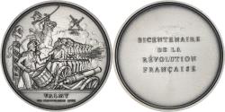 World Coins - France, Medal, Révolution Française, Bataille de Valmy, History, 1988