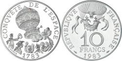 World Coins - Coin, France, Conquête de l'espace, 10 Francs, 1983, MDP, Piéfort