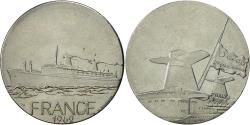 World Coins - France, Medal, Les Grands Transatlantiques, France, 1962, C. Gondard,