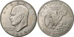 Us Coins - United States, Dollar, Eisenhower Dollar, 1972, Denver, Copper-Nickel Clad