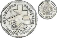 World Coins - Coin, France, Jean Moulin, 2 Francs, 1993, Paris, , Nickel, KM:845.1